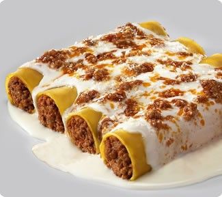 Canelones de carne y verduras